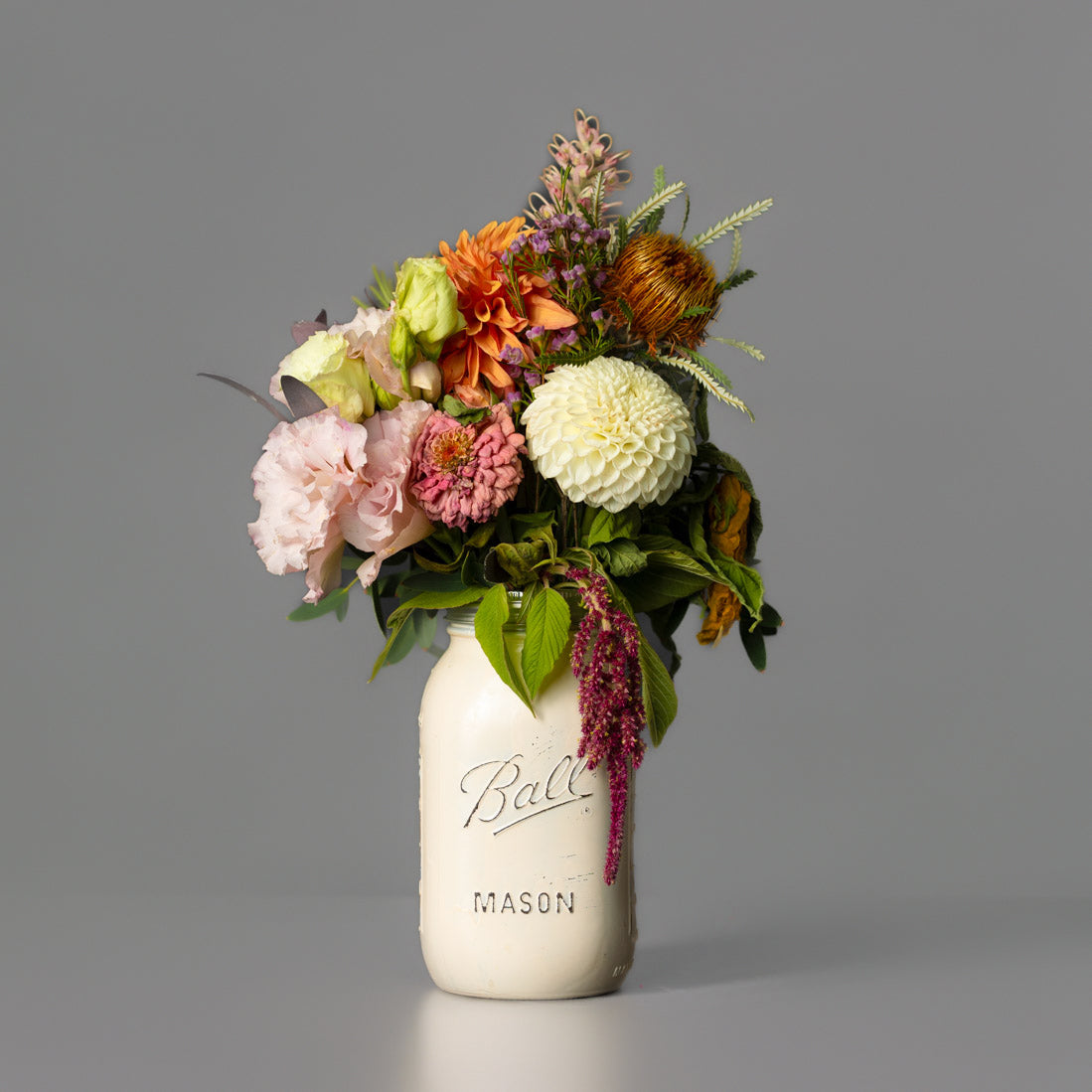 Melissa's Mason Jar Bouquet