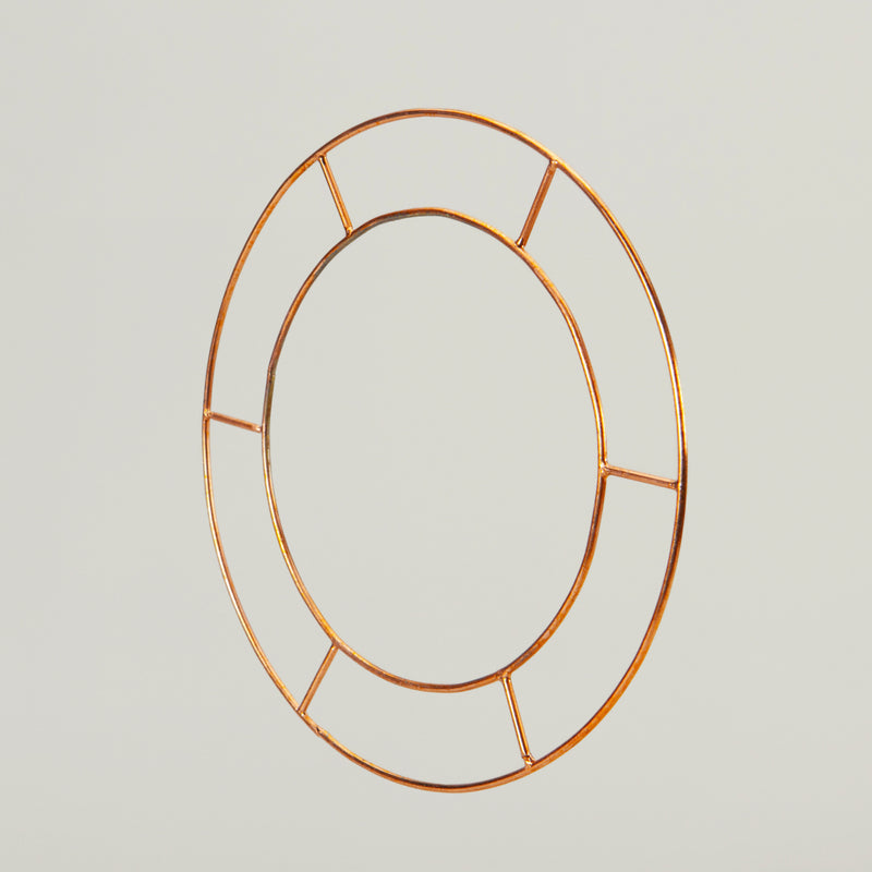 The Copper Halo Wreath Form — 8"