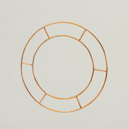 The Copper Halo Wreath Form — 8"