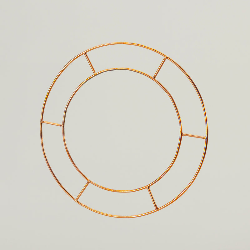 The Copper Halo Wreath Form — 8"